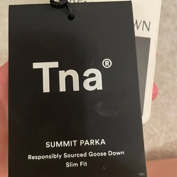Aritzia TNA Summit Parka Size L. In perfect condition with tags.